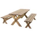 Götenborg houten picknicktafel