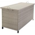 Kussenbox wicker zand groot