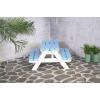 Mickey kinderpicknicktafel blauw/wit