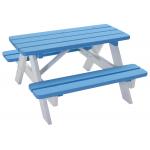 Mickey kinderpicknicktafel blauw/wit