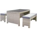 New York wicker picknicktafel