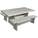 Torini steigerhouten picknicktafel