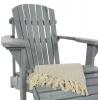 Jumbo Canadian chair 1-zits houten tuinbank grijs