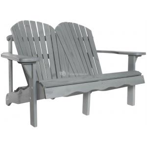 Sensline Jumbo Canadian Chair 2 Zits Houten Tuinbank Grijs sensline kopen in de aanbieding