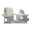 Jumbo Canadian chair tete-a-tete houten tuinbank grijs