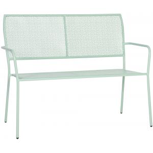 Sensline Lisa 2 Zits Metalen Tuinbank Groen sensline kopen in de aanbieding