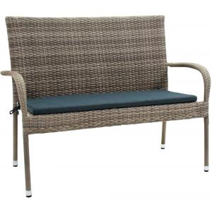 Sensline Rosanna 2 Zits Wicker Tuinbank sensline kopen in de aanbieding