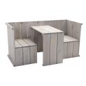 Toronto tete-a-tete steigerhouten tuinbank