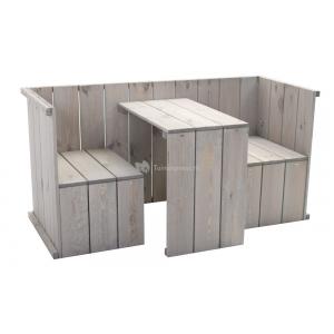 Sensline Toronto Tete A Steigerhouten Tuinbank sensline kopen in de aanbieding