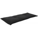 Tuinbank kussen 120 cm zwart