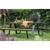 Arezzo aluminium picknicktafel rechthoekig