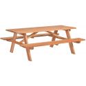 Business picknicktafel hardhout