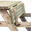 Superieur houten picknicktafel