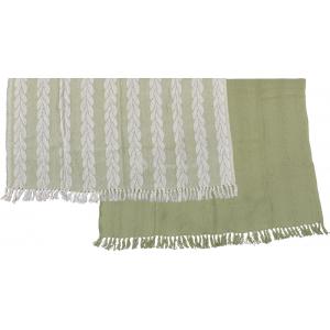 Plaid Set Groen huismerk kopen in de aanbieding