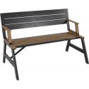 Arezzo 2-zits metalen combi-tuinbank