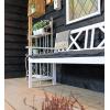 Luton 3-zits houten tuinbank wit